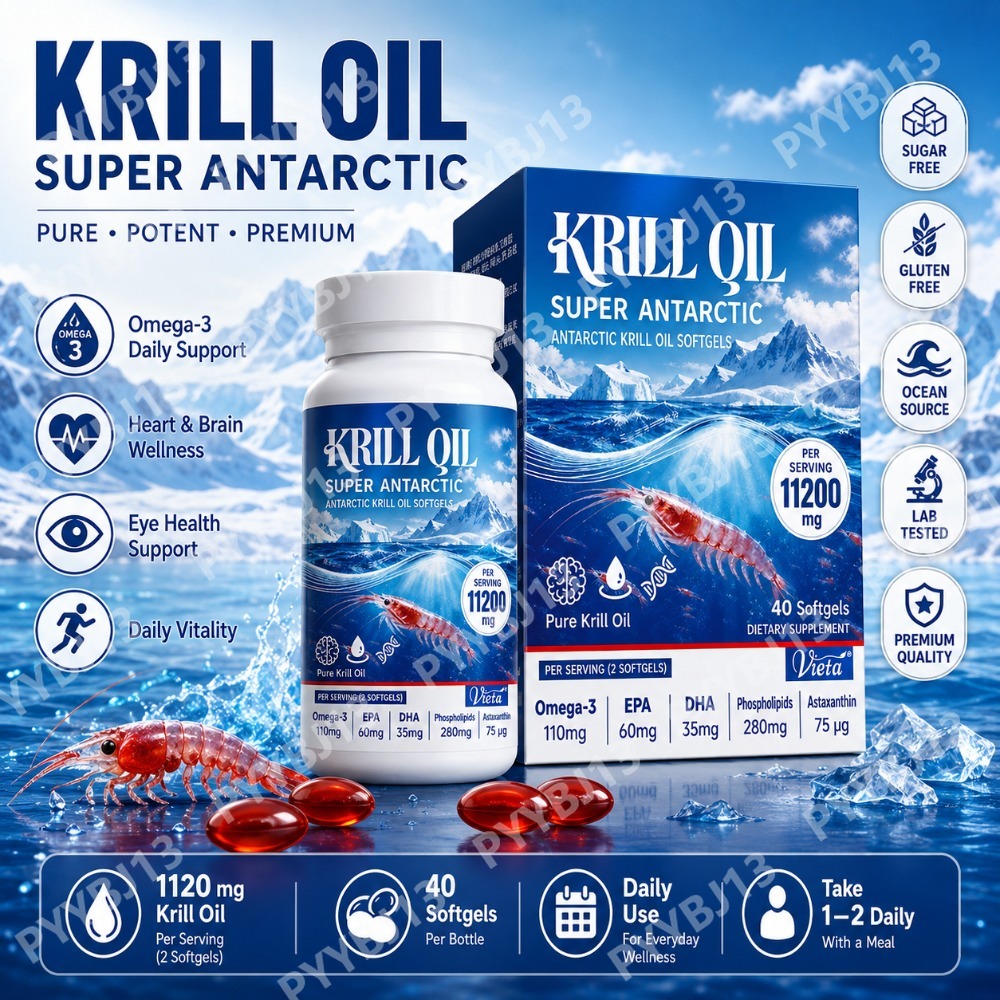 Misting Bottle Fine - Antarctic Krill Oil Supplement Per Serving