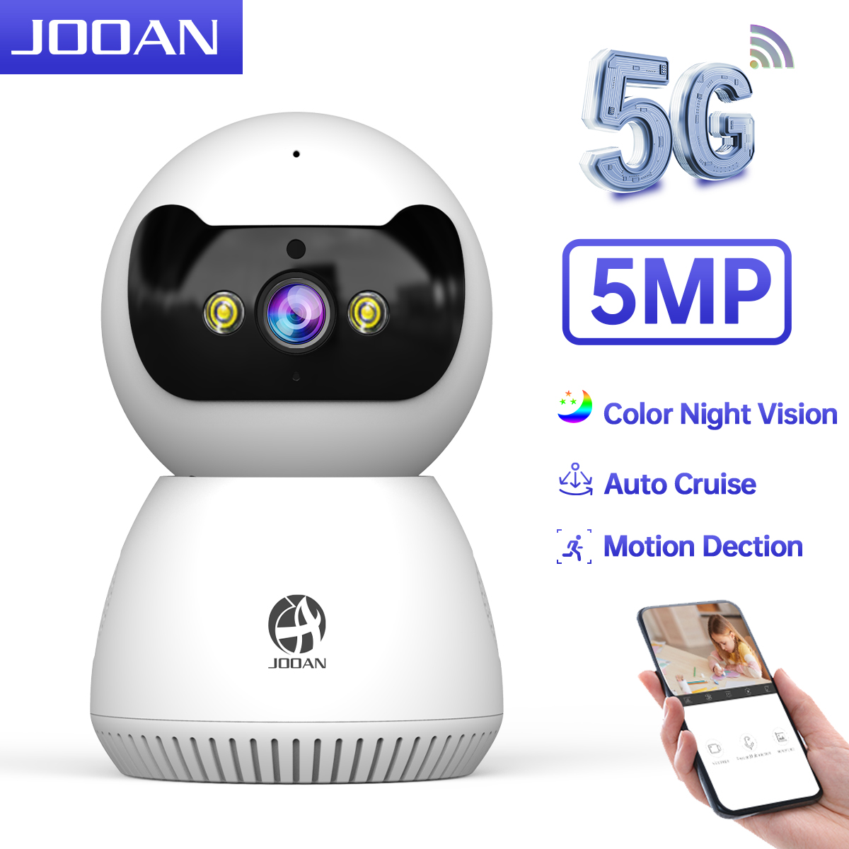 JOOAN 5MP 3MP IP Camera 5G WiF - огляд і ціна Eufy Camera E220