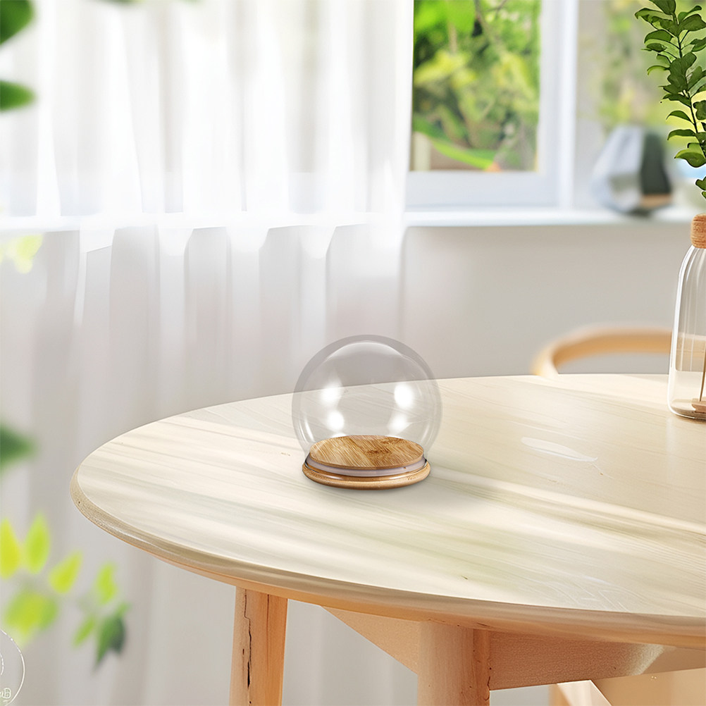 2Pcs Clear Glass Dome Display  - огляд і ціна Plastic Dome Clear