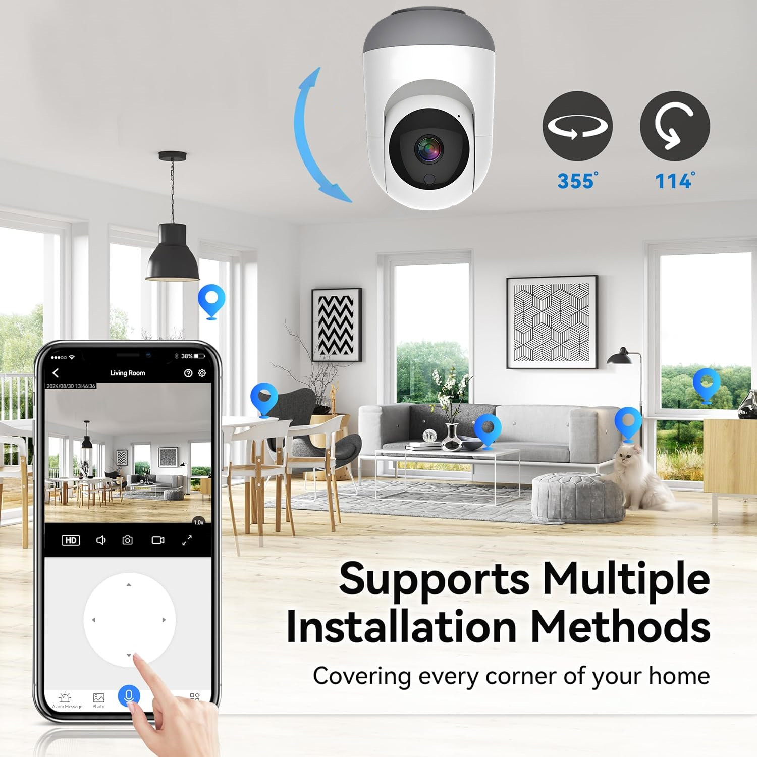 4MP Tuya WiFi Camera, 2.4/5G D - огляд і ціна Eufy Camera E220