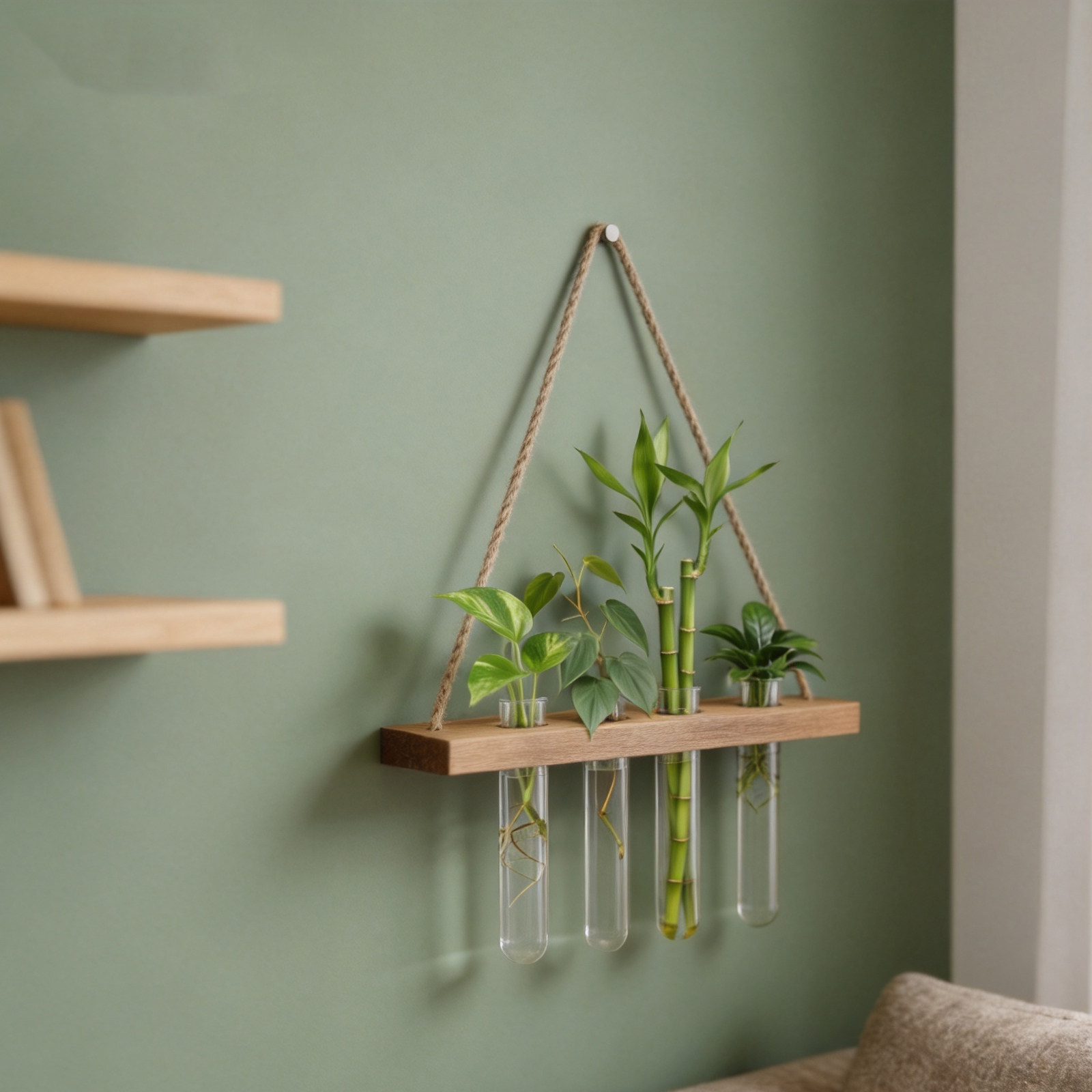 Wood Stand Plant Propagation S - огляд і ціна Propagation Station Vase