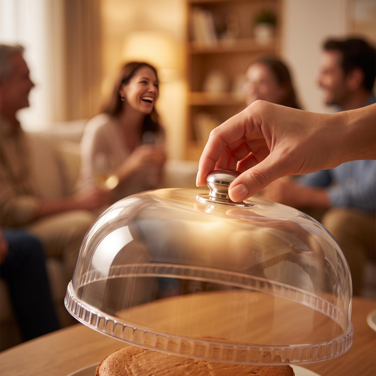 Cake Dome Clear Dome Cover wit - огляд і ціна Plastic Dome Clear
